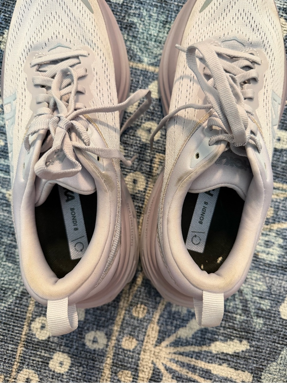 HOKA Bondi 8 Lavender Running Shoes - Picture 7 of 7